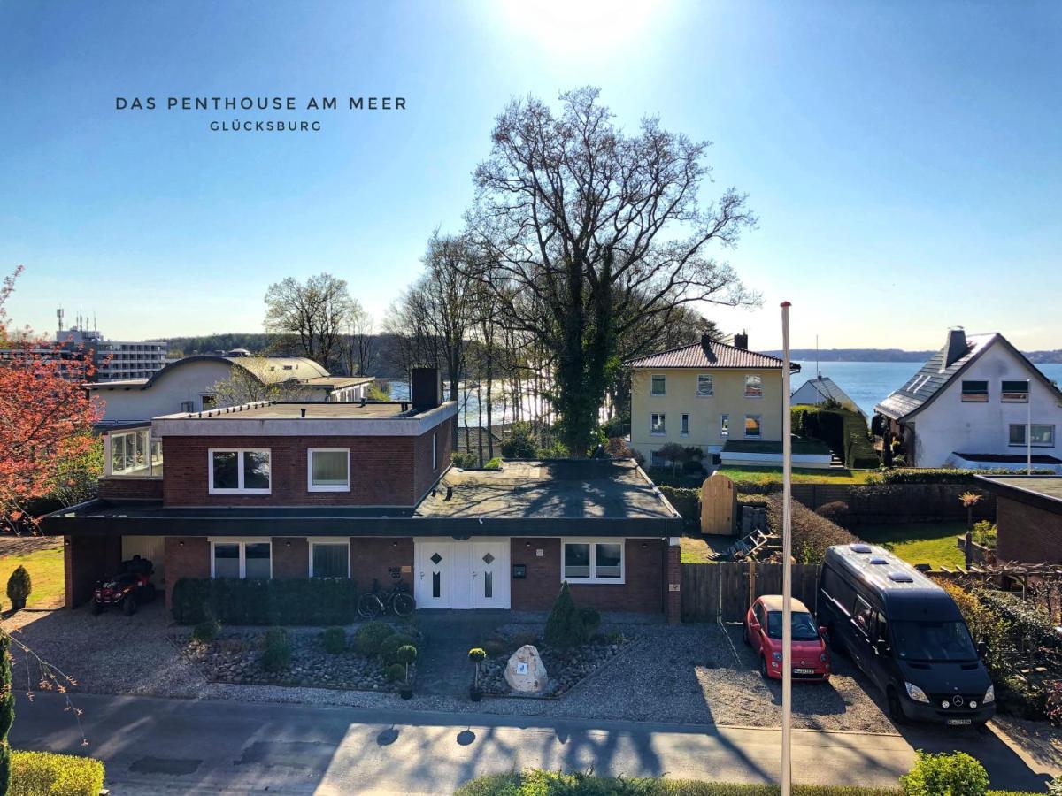 Das Penthouse Am Meer - Logenplatz An Der Foerde - Glücksburg Eksteriør bilde