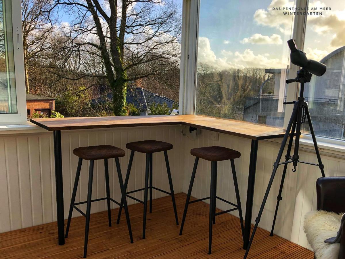 Das Penthouse Am Meer - Logenplatz An Der Foerde - Glücksburg Eksteriør bilde