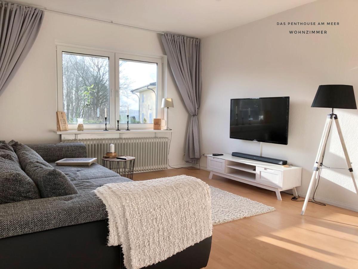 Das Penthouse Am Meer - Logenplatz An Der Foerde - Glücksburg Eksteriør bilde