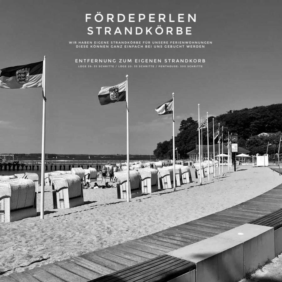 Das Penthouse Am Meer - Logenplatz An Der Foerde - Glücksburg Eksteriør bilde