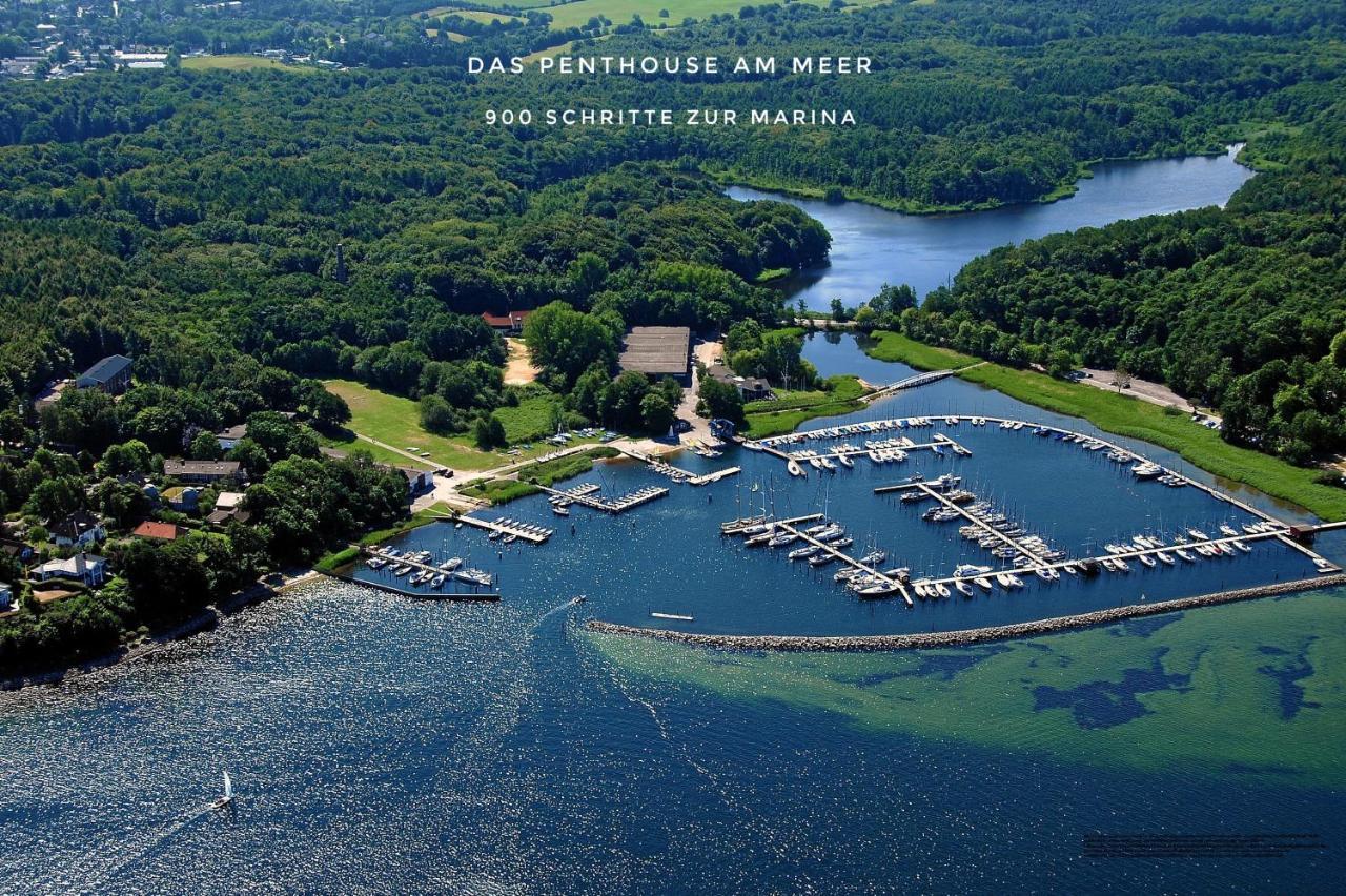 Das Penthouse Am Meer - Logenplatz An Der Foerde - Glücksburg Eksteriør bilde