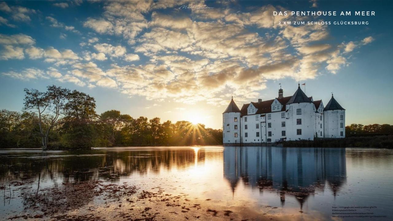 Das Penthouse Am Meer - Logenplatz An Der Foerde - Glücksburg Eksteriør bilde